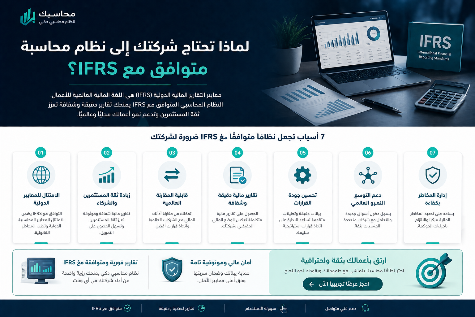 لماذا تحتاج شركتك إلى نظام محاسبة متوافق مع IFRS؟